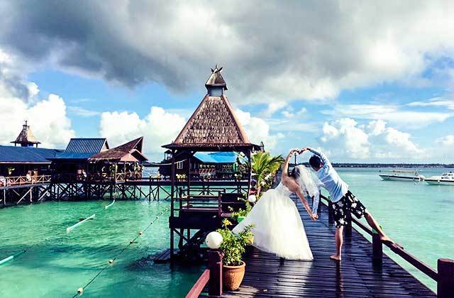 帅哥带你去日本旅游,仙本那个性旅拍婚纱照推荐