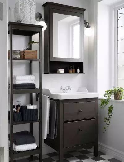 简约风装修浴室柜推荐,宜家小户型浴室柜