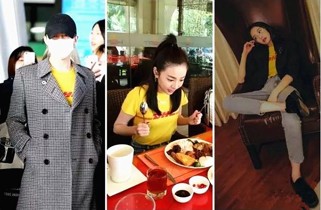 关晓彤总算不穿秋裤现身了,关晓彤穿黑色保暖衣