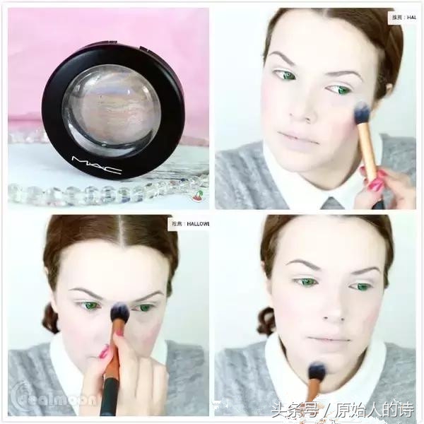 玩妆教程万圣节,简单万圣节化妆教程可爱