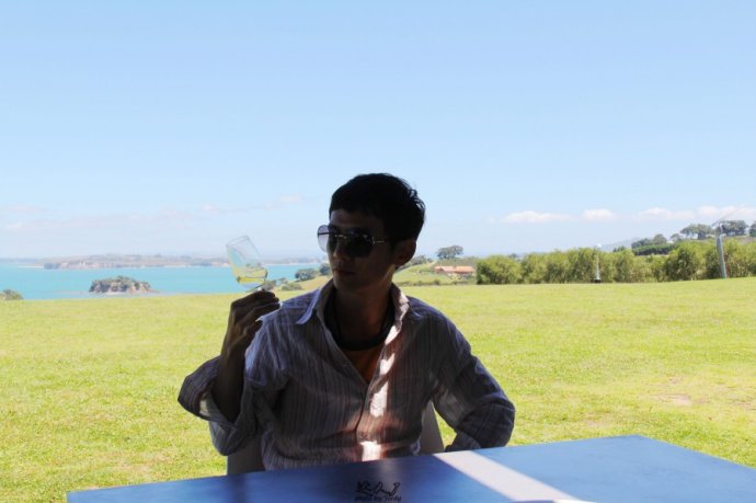 到怀希基岛,品酒-看海