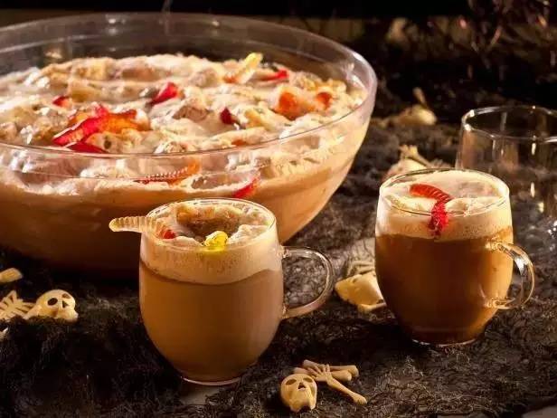 万圣节尖叫鸡尾酒,无酒精鸡尾酒万圣节