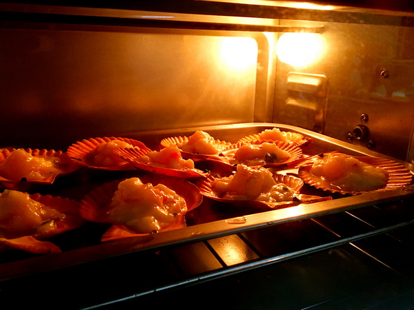 爱秀食堂-甘树子蒸石斑鱼奶香焗扇贝