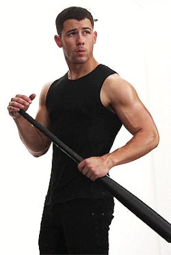 nickjonas肌肉,帅出新高度外国