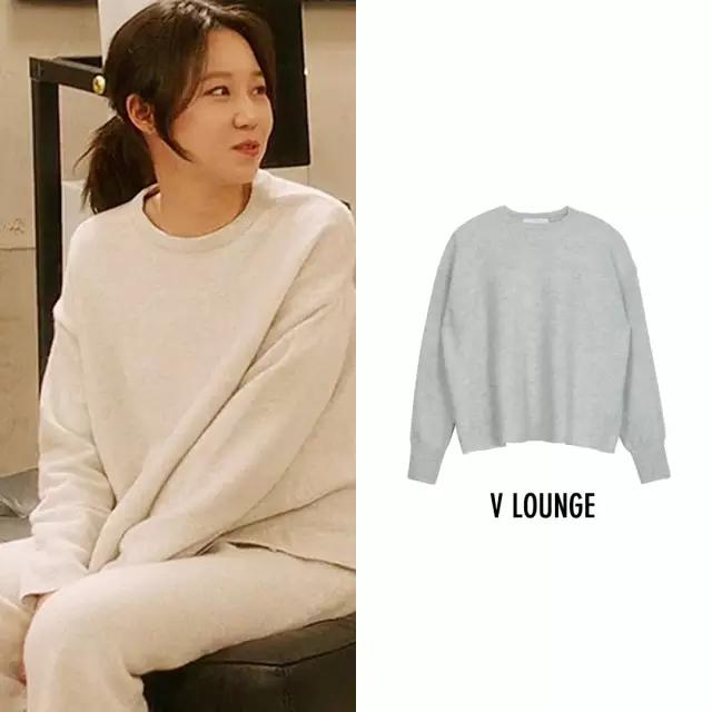 孔孝真同款棉袄,孔孝真穿搭灰色大衣