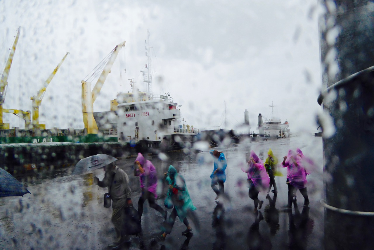 越南岘港,越南乌云密布暴雨