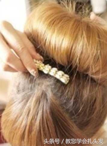 适合发量少的花苞头,日系花苞头