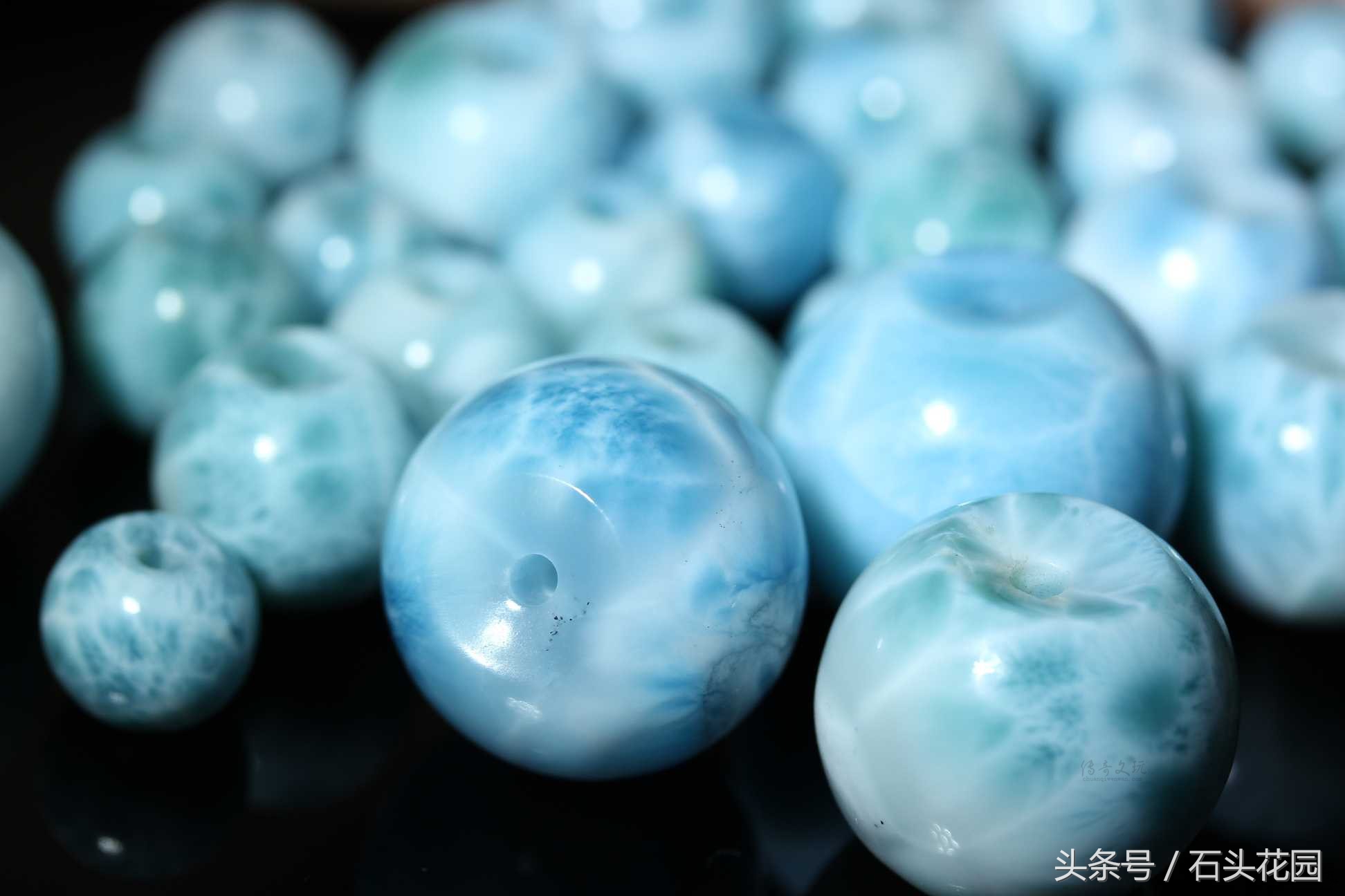 多米尼加国石海纹石,多米尼加蓝珀海纹石