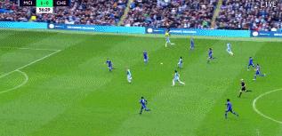 切尔西3:1曼城阿圭罗染红,回放曼城切尔西4-0