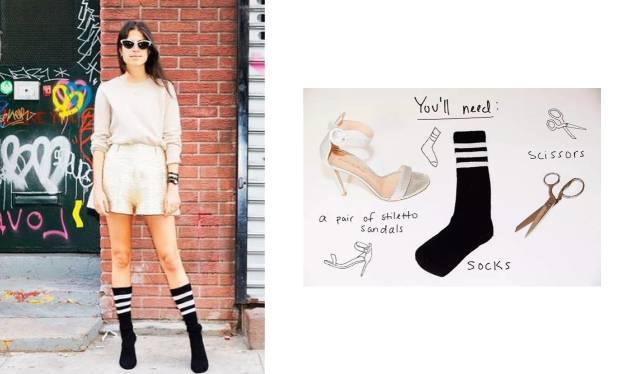 厚袜子怎么穿不会掉,袜子怎么穿才不会堆