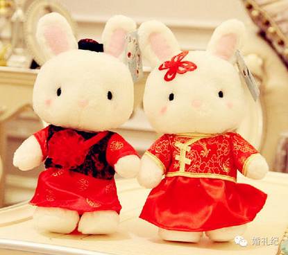 压床结婚娃娃,泰迪熊压床娃娃批发