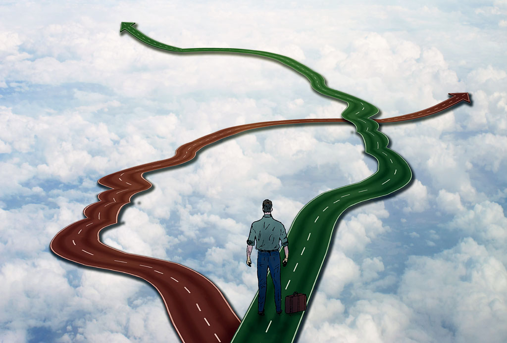 人生的十字路口不总是有红绿灯,人生的十字路口红绿灯一直变换