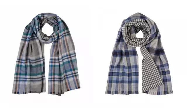 杨幂同款蓝色围巾,杨幂最新同款围巾