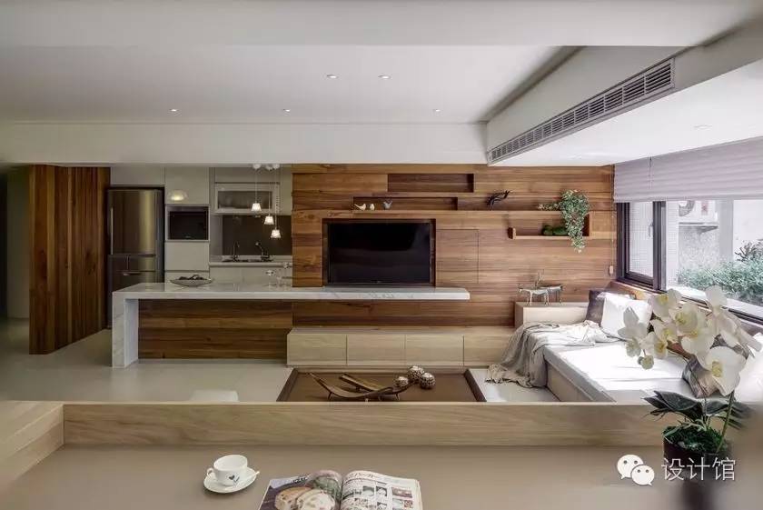 自己动手做木头电视背景墙,用木板做电视墙和电视柜