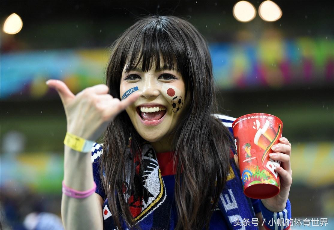 日本女球迷pk中国女球迷,各地女球迷颜值对比