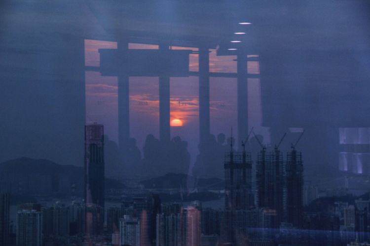 云上厦门看厦门夜景,海上看厦门