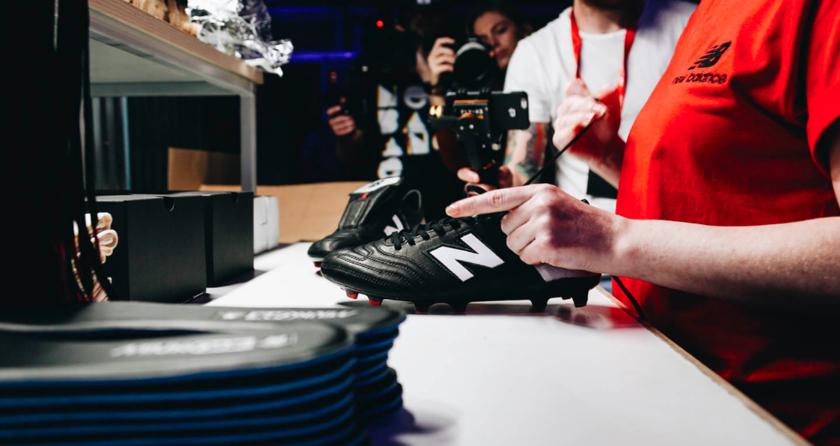 英格兰制造！newbalance全新袋鼠皮足球鞋