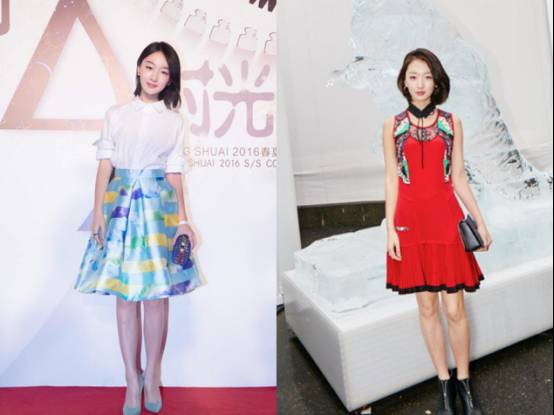 周冬雨小个子怎么穿,小个子周冬雨近照