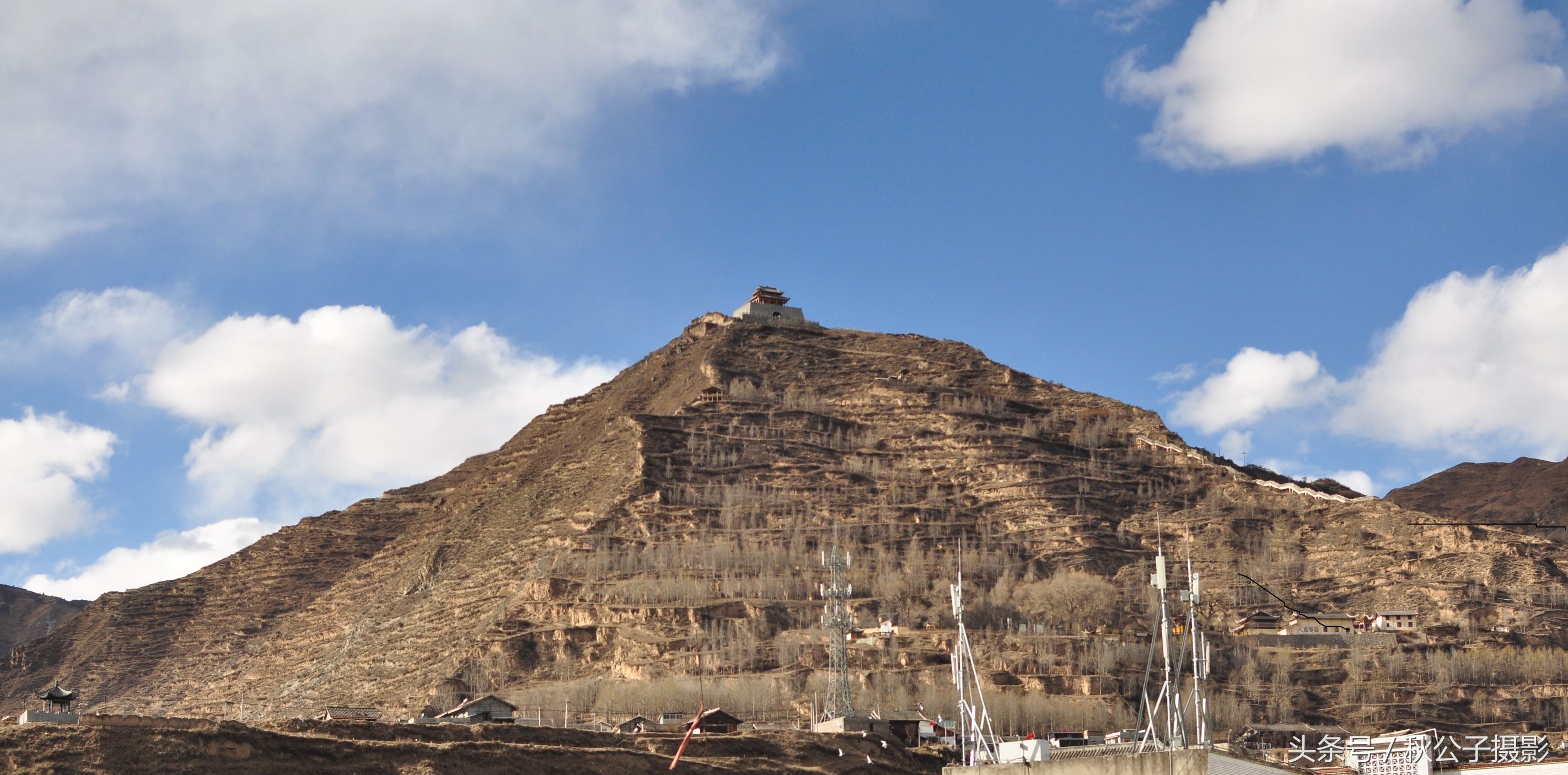 川西第一站松潘古城堡,川西看雪旅行攻略