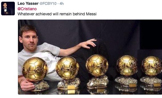 c罗金球奖发言落泪,c罗怎么评价梅西金球奖