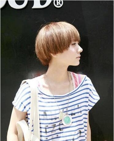 女生短发直发发型图片,9款帅气的女生短发直发发型