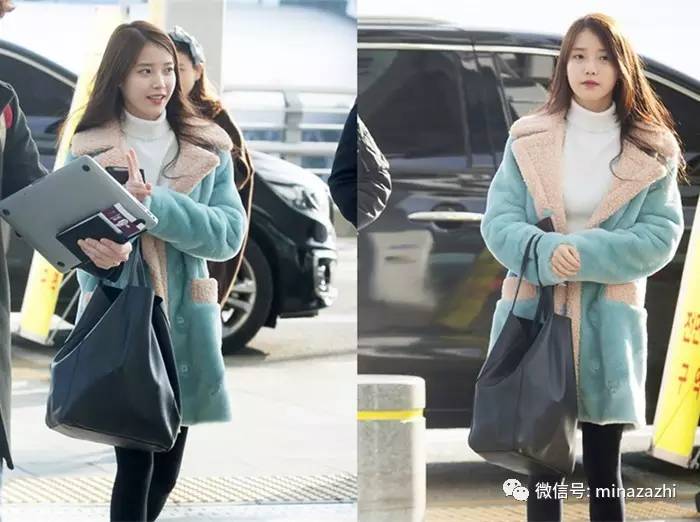 杨幂冬款lv羽绒服,杨幂冬日宽松毛衣