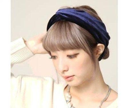 时尚发带怎么戴才好看,时尚潮流发带教程