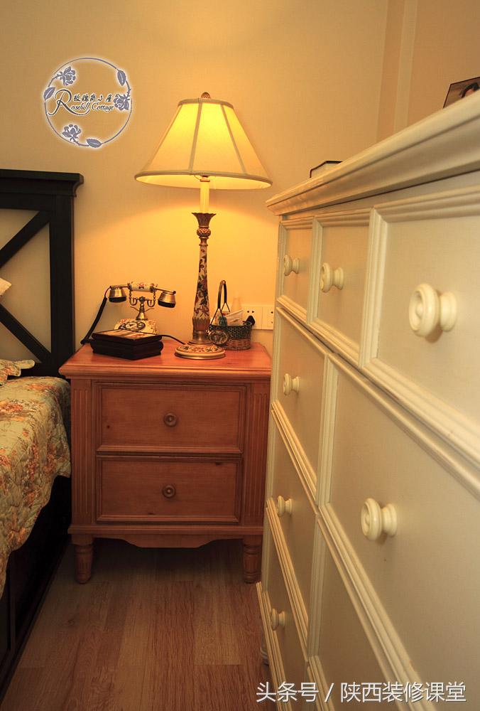 美式简约风硬装软装19万,10万硬装小户型复古风