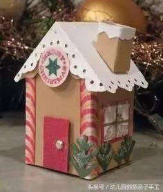 牛奶盒废物利用,特仑苏牛奶盒废物利用做手工吊饰