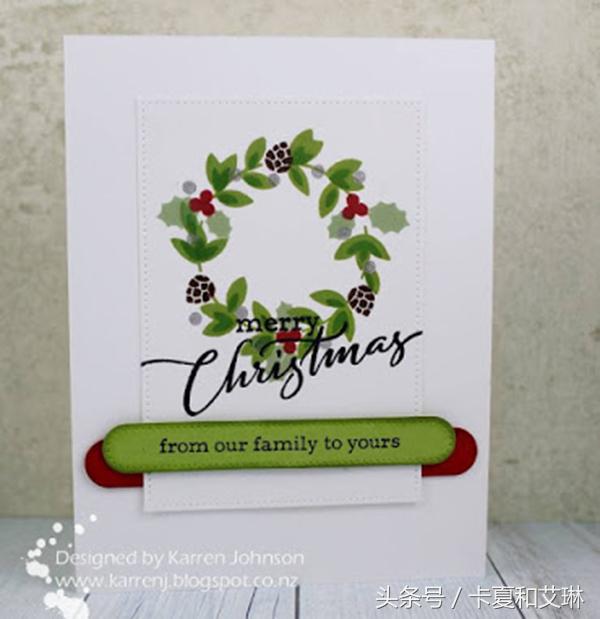 圣诞节简单手工做贺卡送给妈妈,圣诞贺卡手工制作简单易学