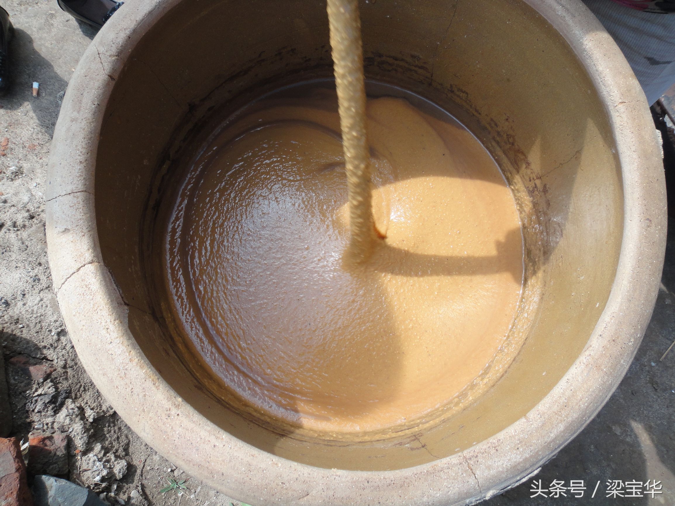 家下的大酱,东北大酱下酱全过程记录