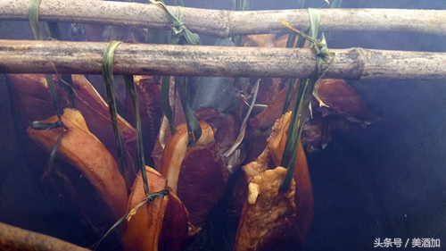 老家腊肉太香了,山里的柴火熏出来的腊肉超香