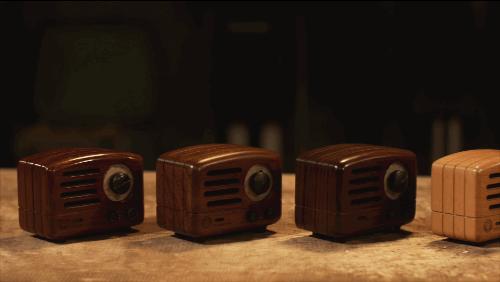 猫王小王子音响复古精致有情调,猫王小王子胡桃木音响测评