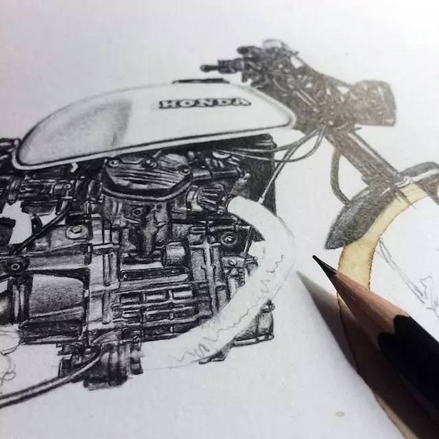 你喝160美元一磅的麝香猫屎咖啡,他却用咖啡画出“创意”插画