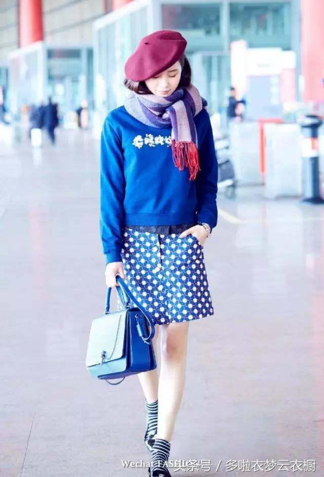 刘诗诗杨幂穿毛毛鞋,杨幂刘诗诗最新路透