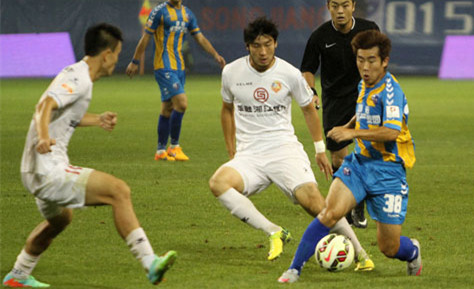 郑达伦加盟天津泰达,权健郑达伦的身价