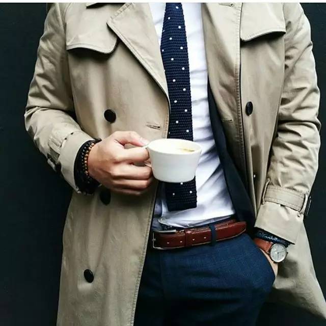 学院风两件套针织领带,时尚针织领带图片大全