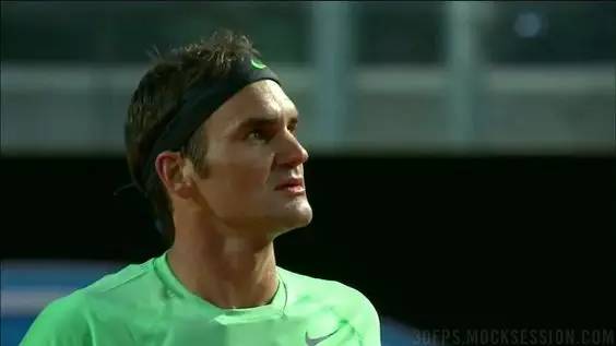 费德勒球衣演变,费德勒发型