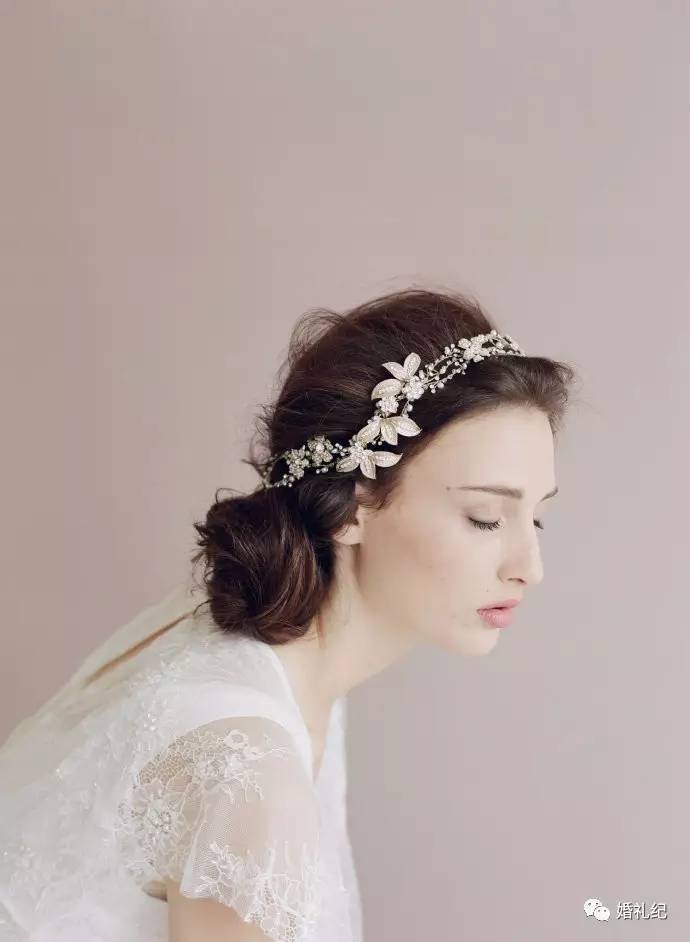 韩式皇冠新娘发箍推荐 (新娘波浪形发箍)