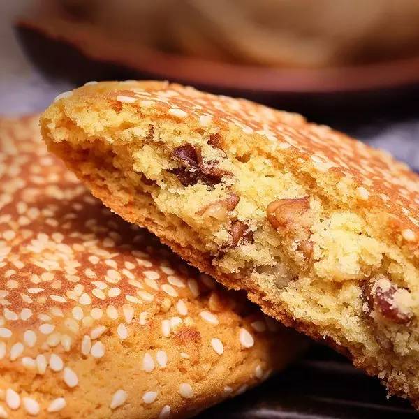 山西美食太谷饼简介,山西风味太谷饼
