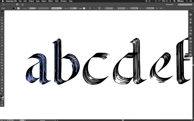 adobeillustrator手写字体,让手写体变印刷体软件