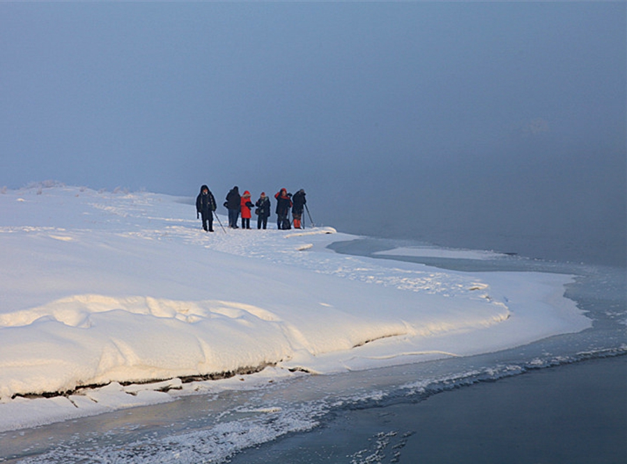 吉林雾凇岛的好看的雾凇倒影图片,吉林雾凇岛和雪谷雾凇岭