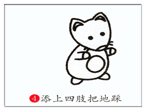 儿童简笔画教程小狐狸,儿童简笔画线描画小动物