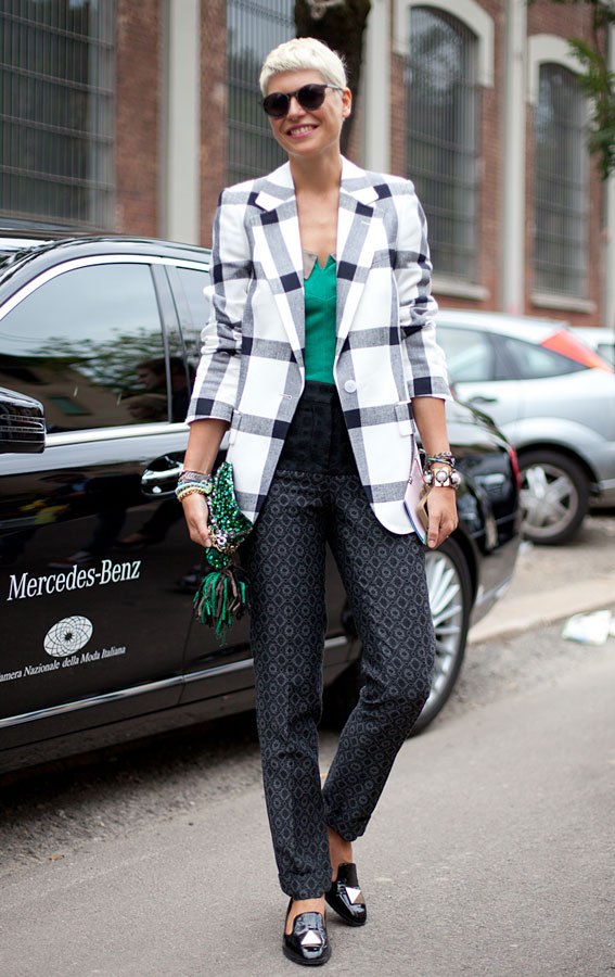 时髦穿搭跟普通穿搭,时髦起来毫不费力