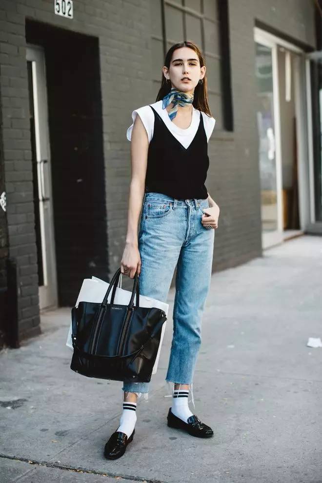 时髦穿搭跟普通穿搭,时髦起来毫不费力