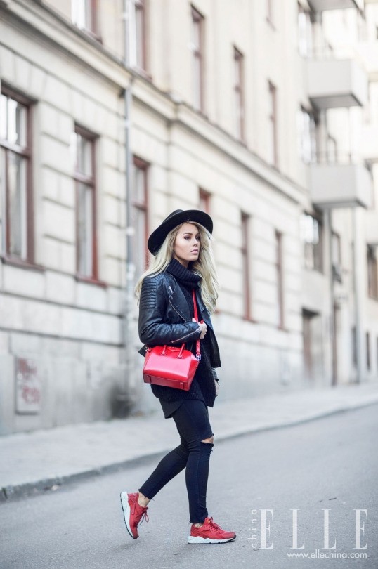 显脚瘦小的运动鞋,最显腿长腿细的高帮鞋