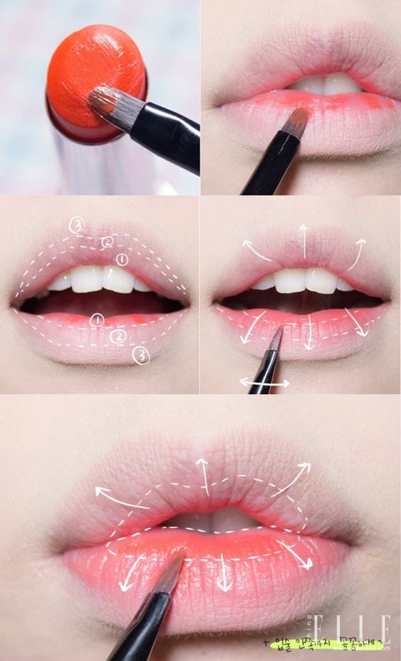 最火的唇妆教程,3d立体唇妆画法视频