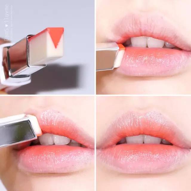 兰芝2017双色口红试色,兰芝双色口红最新款