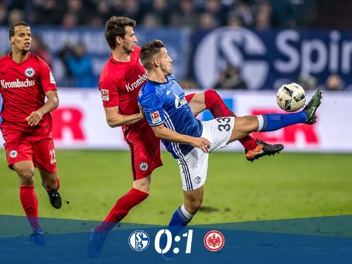 动态丨沙尔克04主场0:1不敌法兰克福