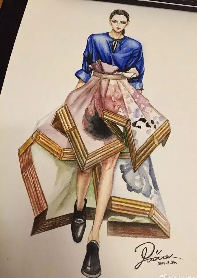 服装设计图稿婚纱,服装设计图稿教程